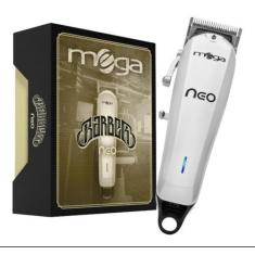 Imagem de Máquina De Cortar Cabelo Mega Neo Cordless Usb Prata - Mega Profission