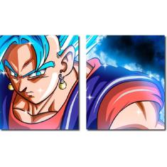 Quadro Decorativo Poster Game Dbz Desenho Goku em Promoção na Americanas