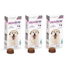 Imagem de Kit 3 Bravecto Para Cães Entre 40kg E 56kg