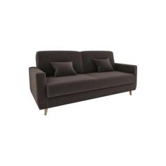 Imagem de Sofá Cama Emília 2 Lugares 190cm Suede Marrom Matrix