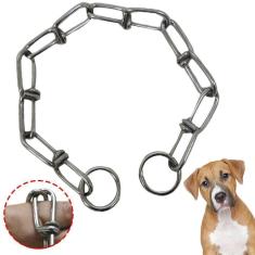 Imagem de Corrente Coleira Cachorro Caes Aço 3.5mmx40cm Elo Sem Fim