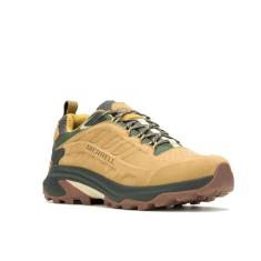 Imagem de Merrell Moab Speed 2 Tênis masculino de couro impermeável para caminhada, Bronzeado, 38