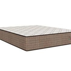 Imagem de Colchão Viúva Ibrido eps Molas Ensacadas molas ensacadas 32x128x188cm Marrom e Bege