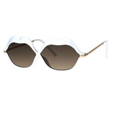 Imagem de Óculos de sol em formato de lábio beijo feminino fofo fashion tons UV 400, , One Size