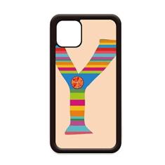 Imagem de Capa Y alfabeto laranja frutas bonito padrão para iPhone 12 Pro Max para Apple Mini Mobile Case Shell