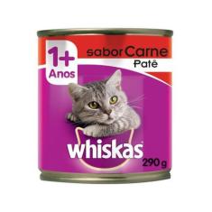 Imagem de Ração Úmida Para Gato Adulto Lata Whiskas - Carne 290G