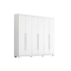 Imagem de Guarda Roupa 6 Portas E 4 Gavetas Nubia Branco - Acp