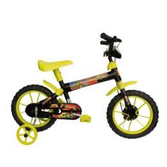 Imagem de Bicicleta Infantil Jack Aro 12" Preto e Verde Limão Verden - 10472