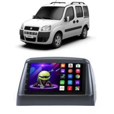 Imagem de Kit Central Multimídia Android Fiat Doblo 2000 A 2018 2 Din Preto 7 Po