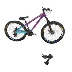 Imagem de Bicicleta Vikingx Aro 26 Tuff 44 Cambio Shimano Traseiro 24v Aluminio 