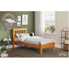 Imagem de Cama Solteiro 706LA Mel Acetinado Piratini Com Colchão Ortobom - Pirat