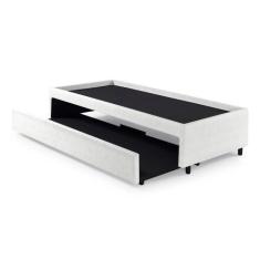 Imagem de Bicama Box para Dois Colchões Viúvo 120x203 Branco - Cama inHouse