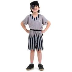 Imagem de Fantasia Pirata do Caribe Infantil Halloween Completa - Sulamericana, 
