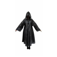 Imagem de Fantasia Halloween Capa Mago com Capuz Capa Pânico Infantil Carnaval C