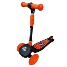 Imagem de Patinete Ricbrinc Dobravél Com 3 Rodas E Led Jurassic Word