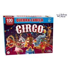 Imagem de Brinquedo Educativo Quebra-cabeça Infantil Animais Circo