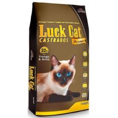 Imagem de Ração Luck Cat Premium Gatos Castrados Frango E Arroz 10.1Kg - Raminel