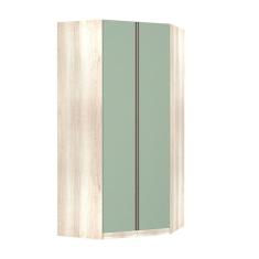 Imagem de Guarda-roupa Solteiro Canto 2 Portas Verde Jade