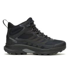 Imagem de Merrell Tênis masculino Speed Strike 2 Mid impermeável para caminhada, Preto, 38