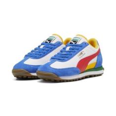 Imagem de PUMA Tênis infantil unissex Easy Rider (criança grande), Puma Branco/vermelho PUMA, 17