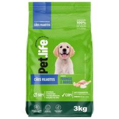 Imagem de Ração Pet life Frango e Arroz para Cães Filhotes- 3Kg - Proline