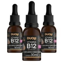 Imagem de Kit C/3 Vitamina B12 Gotas 30Ml Frutas Vermelhas - Duom