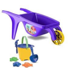 Imagem de Carriola Infantil Com Kit Praia Samba Toys Ref.0082 Roxo