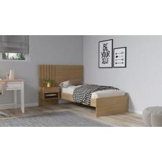 Imagem de Cama De Solteiro 100% Mdf Zara Hanover - Village Móveis