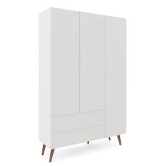 Imagem de Guarda Roupa Infantil Happy Baby 3 Portas Fiorello Branca