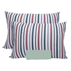 Imagem de Conjunto Lençol e Fronha Cama Casal C/ Elástico 3 Pçs Quito