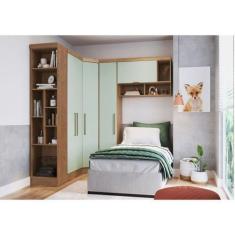 Imagem de Guarda Roupa Modulado 5 Peças Infinity Móveis Castro