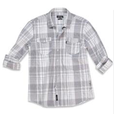 Camisa Masculina Xadrez Azul Logo Bordada Convicto - Convicto