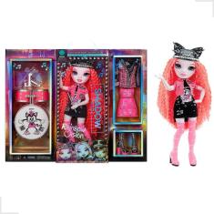 Imagem de Boneca Rainbow High Vision Mara Pinkett Baterista Acessórios Coleção