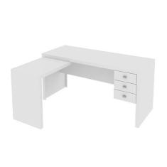 Imagem de Escrivaninha 154,8X74,5X126,5 Cm Branco Tecnomobili
