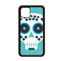 Imagem de Capa Blue Eyes Skull Caveira Nacional do México Ilustração para iPhone 12 Pro Max para Apple Mini Mobile Case Shell