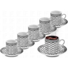 Imagem de Xícara De Café Conjunto Kit 12 Peças Porcelana