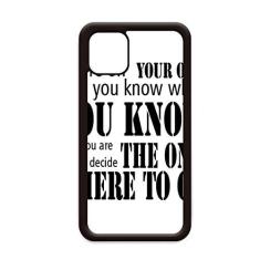 Imagem de You Decida Onde Ir Citação para iPhone 12 Pro Max Capa para Apple Mini Mobile Case