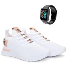 Imagem de Kit Tênis Academia Feminino Musculação Caminhada Treino Malhar Bf Shoe