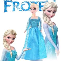 Imagem de Boneca Princesa Elsa Frozen Infantil Brinquedo Para Sua Filha Interativa Articulada Entrega Rapida