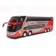 Imagem de Brinquedo Miniatura Ônibus Ouro Branco 30cm - Marcopolo G7 Dd - G8 - M