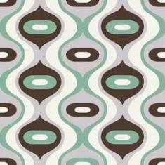 Imagem de Papel De Parede Adesivo Retrô 0164 Rolo 0,58X3M