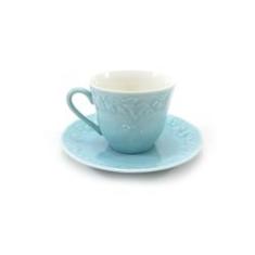 Imagem de Xícara para Café com Pires Limoges California Bleu by Philippe Deshoulieres - Cada