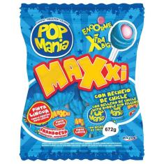 Imagem de Pirulito Pop Mania Pinta Lingua Blue Riclan Pacote