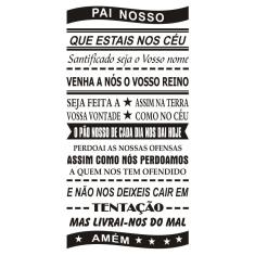 Imagem de Adesivo Decorativo Para Parede E Porta - Oração Pai Nosso