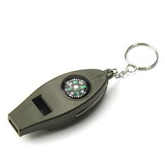 Imagem de Bússola Termômetro Magnifier Four-in-One multifuncional Survival Whistle