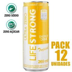 Imagem de Energético Life Strong Energy Drink 12 Unidades Tropical