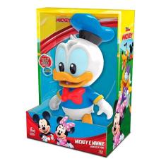 Imagem de Boneco Vinil Donald c/ Mickey 27cm - Articulado Lider