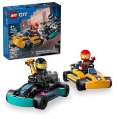 Imagem de LEGO Set City Great Vehicles 60400 Carros de Karting e Pilotos 99 peças