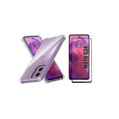 Imagem de Kit Proteção Capa Capinha + Pelicula vidro 3D Motorola Moto G24 - KRAM