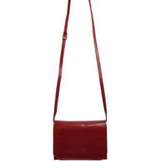 Imagem de Bolsa Feminina Media Em Couro Crossbody Com Porta Cartoes - Kenia e Ka